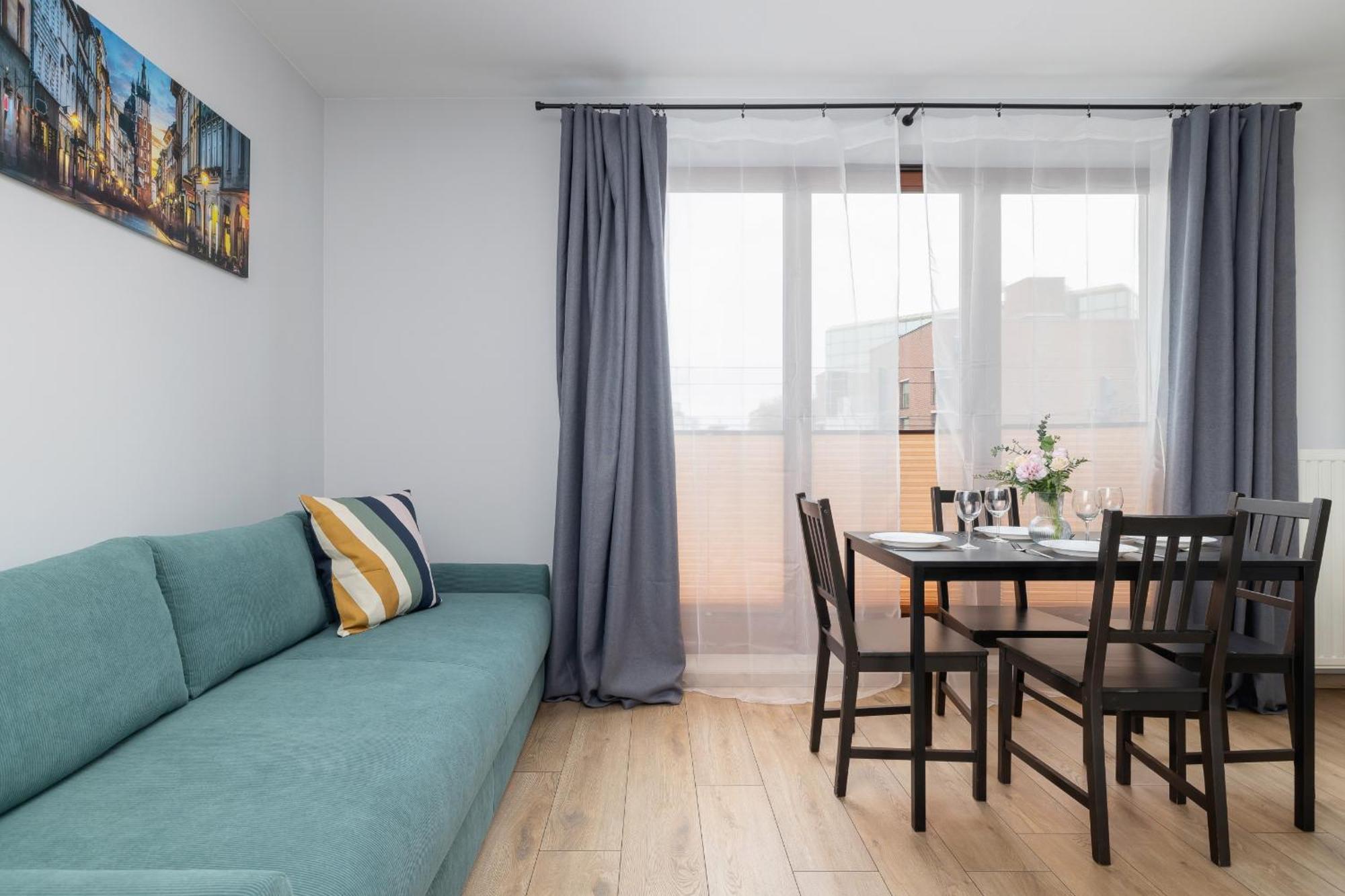 Stylish Apartment With Balcony & Parking Cracow By Noclegi Renters Cracovia Esterno foto